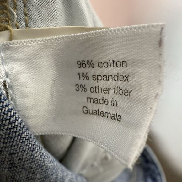 Lane Bryant Jeans Mid-Rise Boyfriend Capri Distressed Denim Women’s Size 18 - Picture 7 of 8